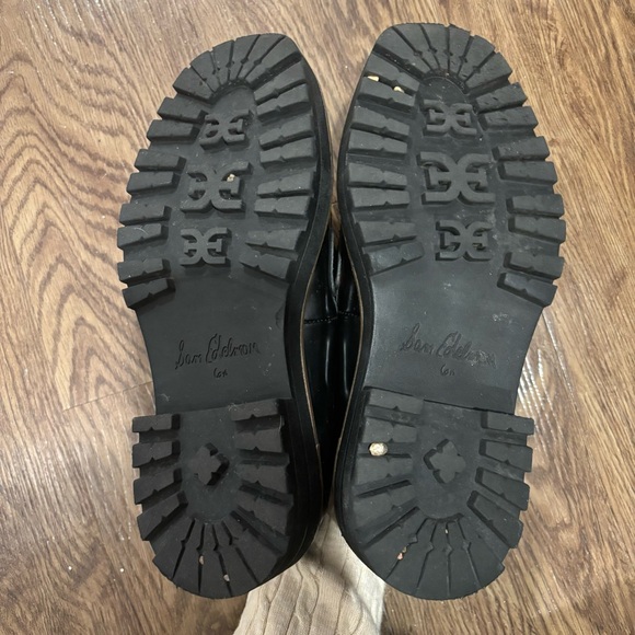 Sam Edelman Black Laurs Loafer Platform Shoes Size 6.5 - Picture 6 of 6